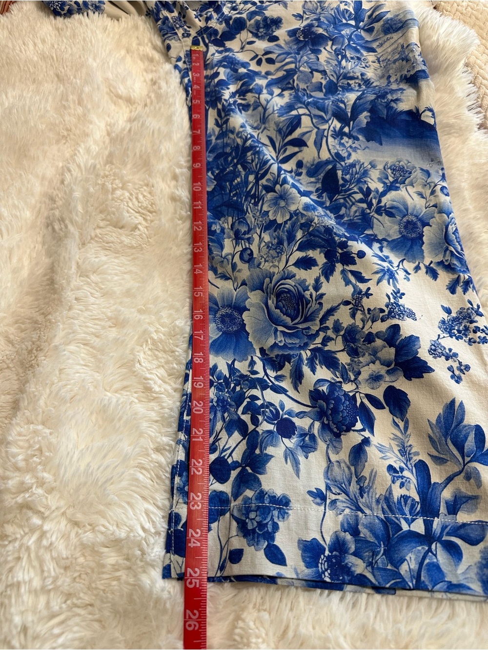 Anthropologie Maeve The Colette Linen Botanical Wide Leg Crop Pants 30 - Picture 10 of 15
